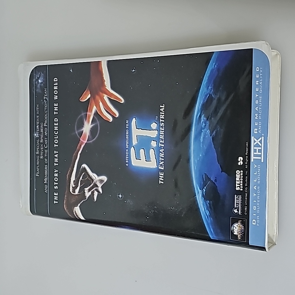 E.T. The Extra Terrestrial Vhs Tape.